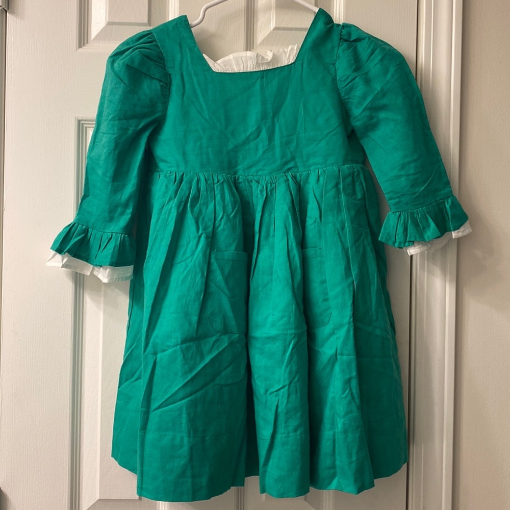Girls size 8 handmade dress.
